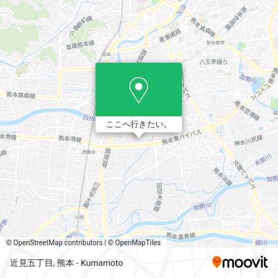 近見五丁目地図