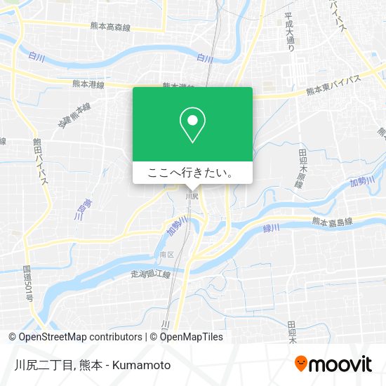 川尻二丁目地図