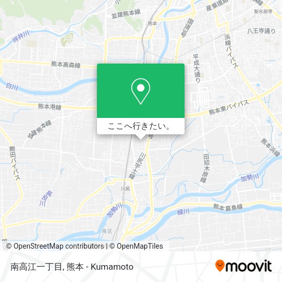 南高江一丁目地図
