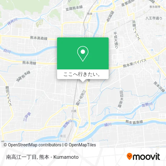 南高江一丁目地図