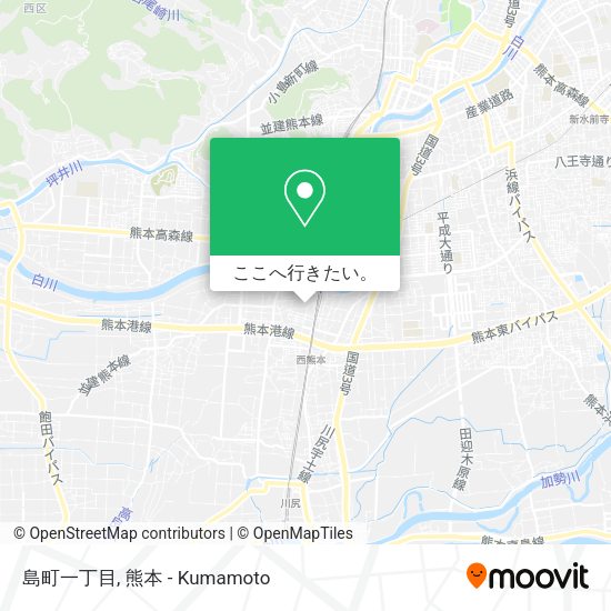 島町一丁目地図