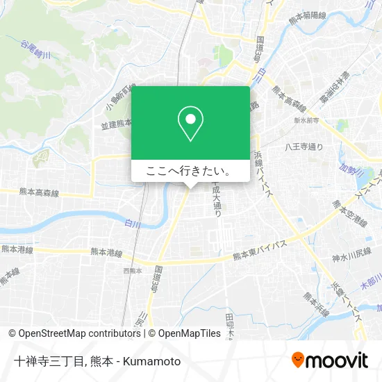 十禅寺三丁目地図