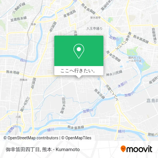 御幸笛田四丁目地図