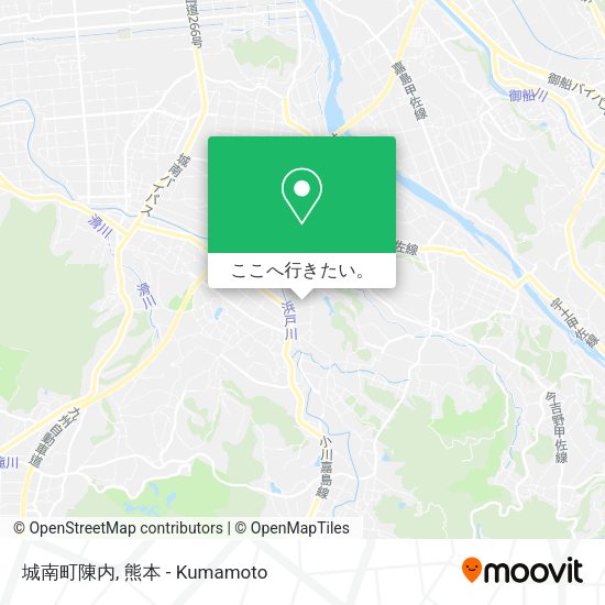 城南町陳内地図