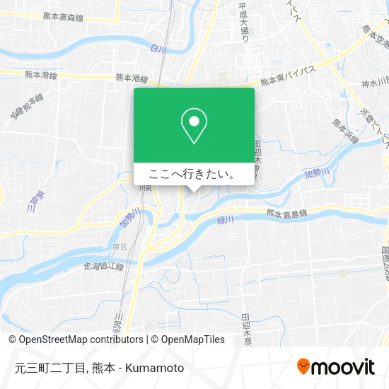 元三町二丁目地図