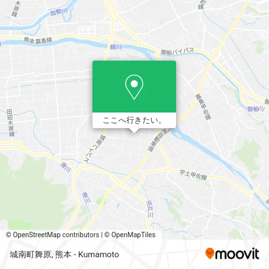 城南町舞原地図
