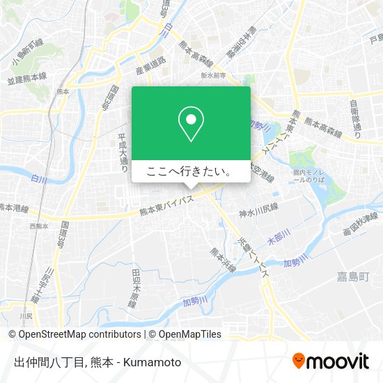 出仲間八丁目地図