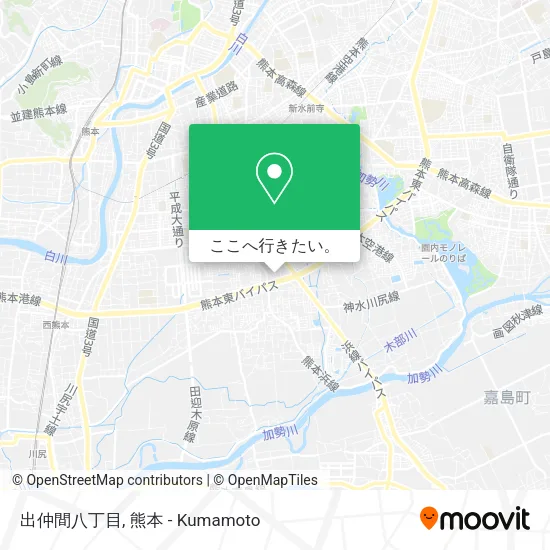 出仲間八丁目地図