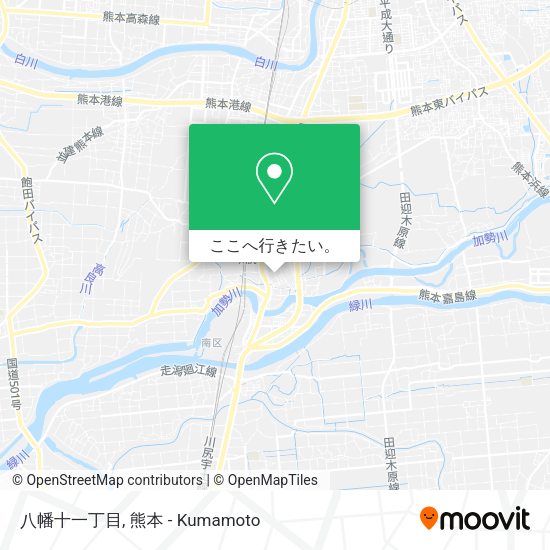 八幡十一丁目地図