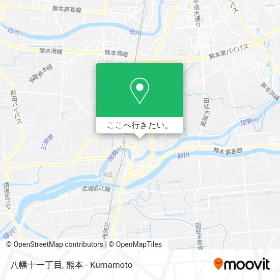 八幡十一丁目地図