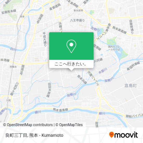 良町三丁目地図