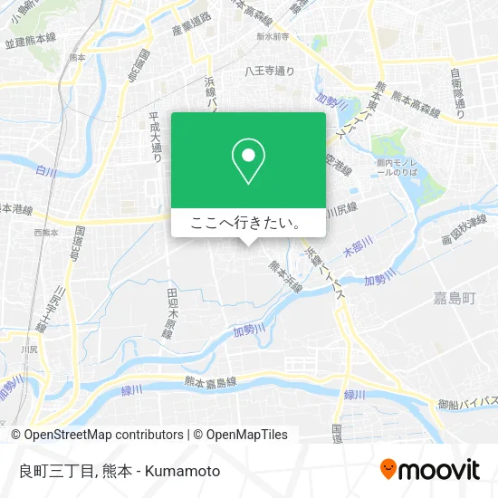 良町三丁目地図