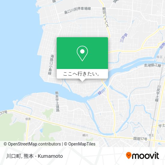 川口町地図