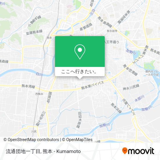 流通団地一丁目地図