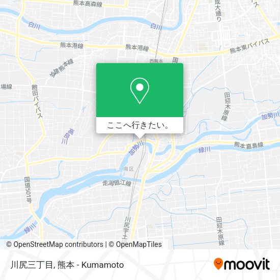 川尻三丁目地図