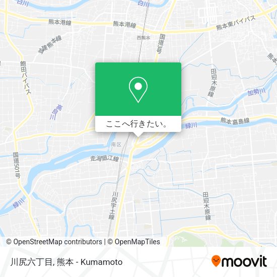 川尻六丁目地図