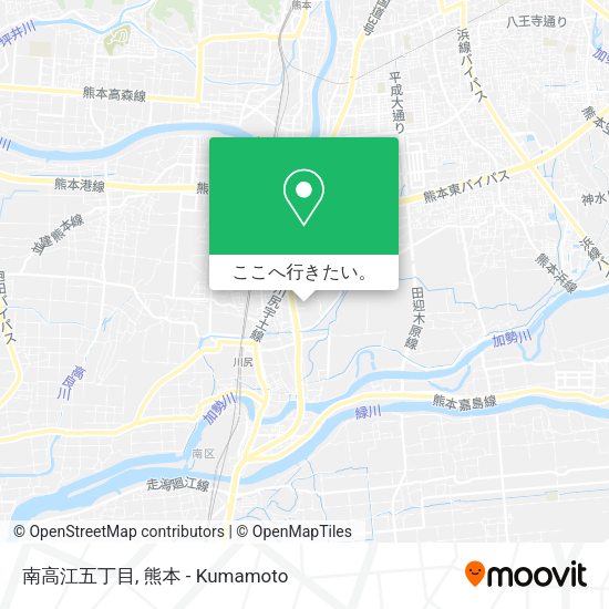 南高江五丁目地図