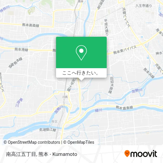 南高江五丁目地図