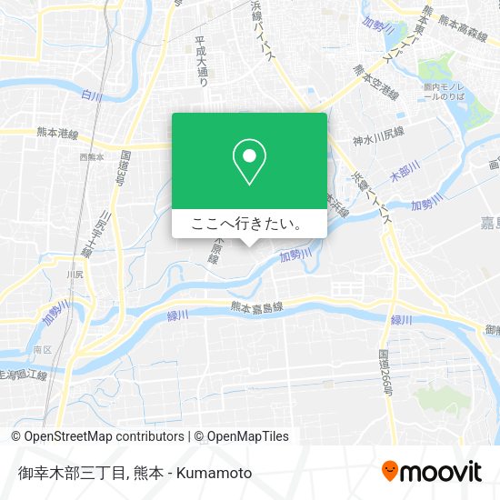 御幸木部三丁目地図
