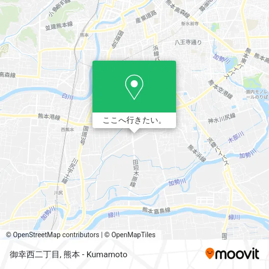 御幸西二丁目地図