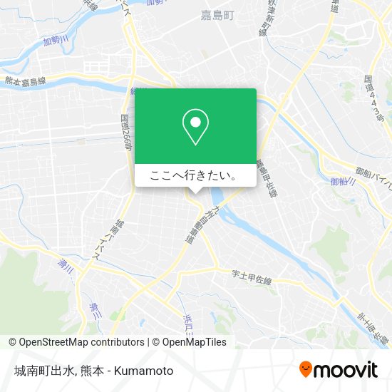 城南町出水地図