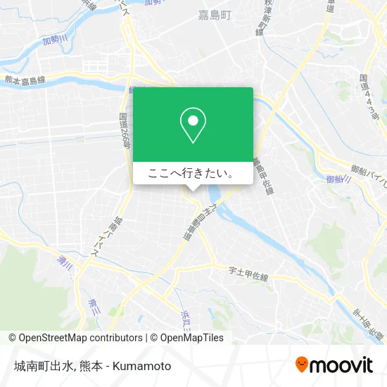 城南町出水地図