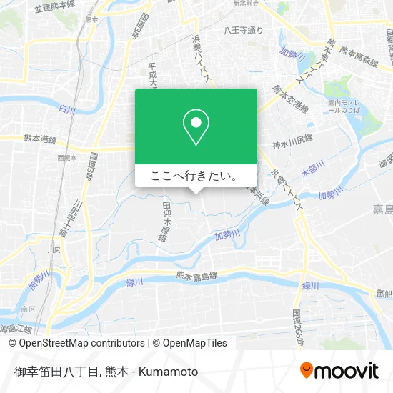 御幸笛田八丁目地図