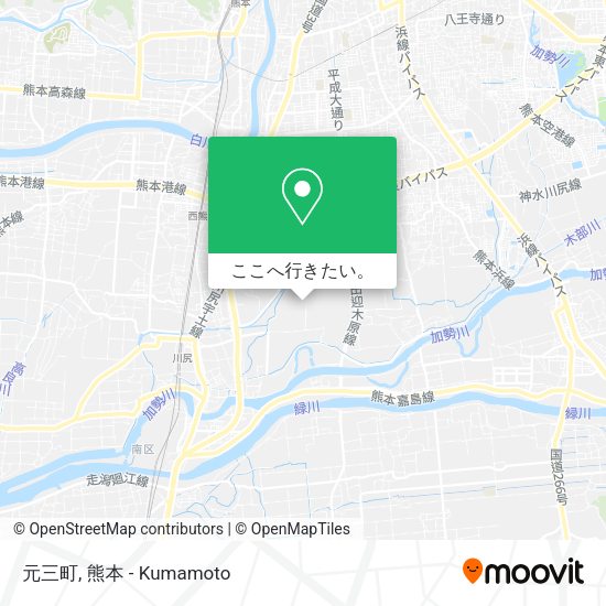 元三町地図