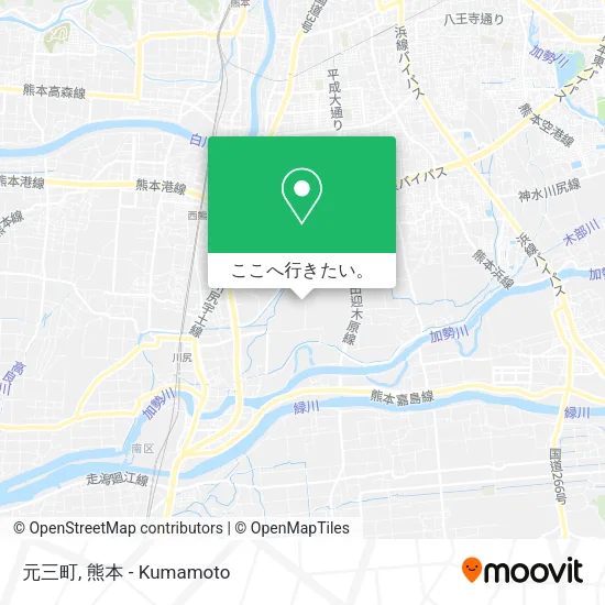 元三町地図