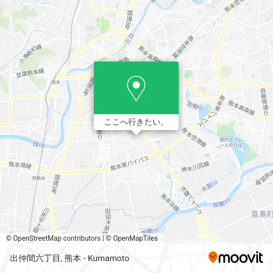 出仲間六丁目地図