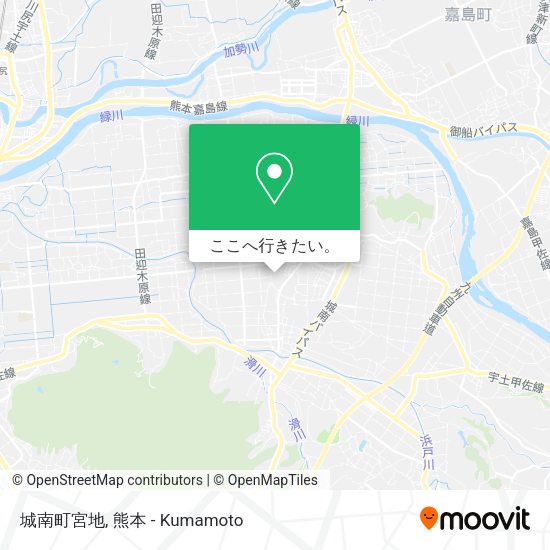 城南町宮地地図