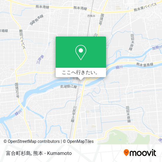 富合町杉島地図