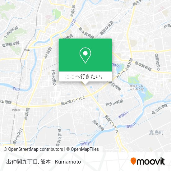 出仲間九丁目地図