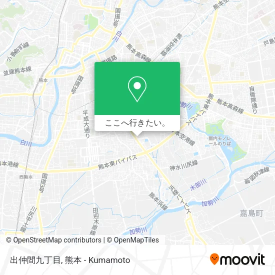 出仲間九丁目地図