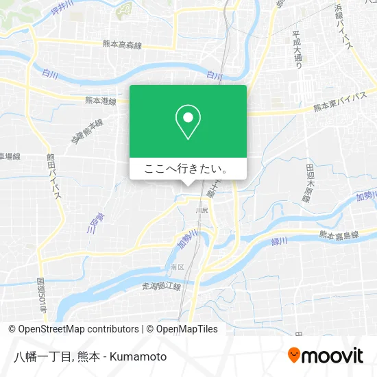 八幡一丁目地図