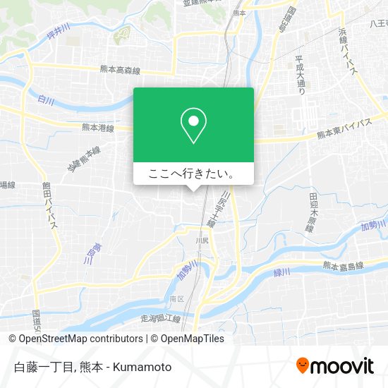 白藤一丁目地図