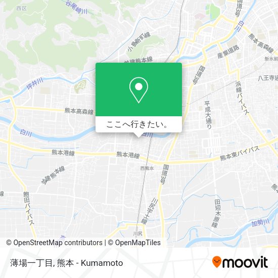薄場一丁目地図