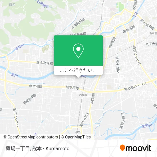 薄場一丁目地図