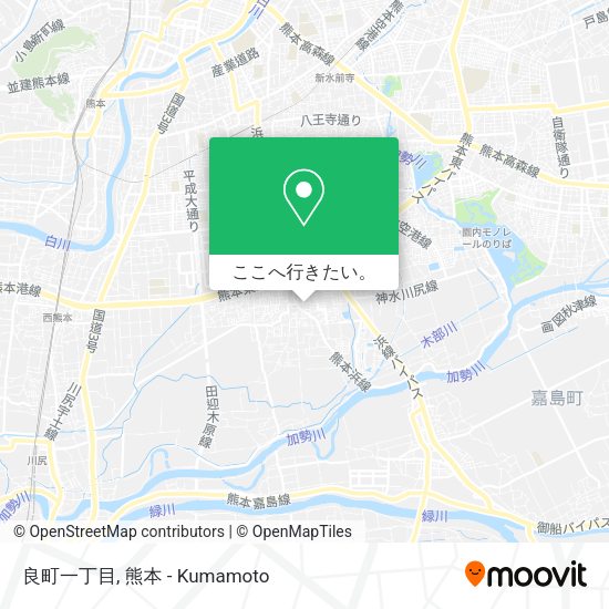 良町一丁目地図