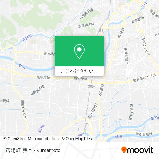 薄場町地図