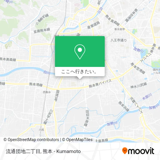 流通団地二丁目地図