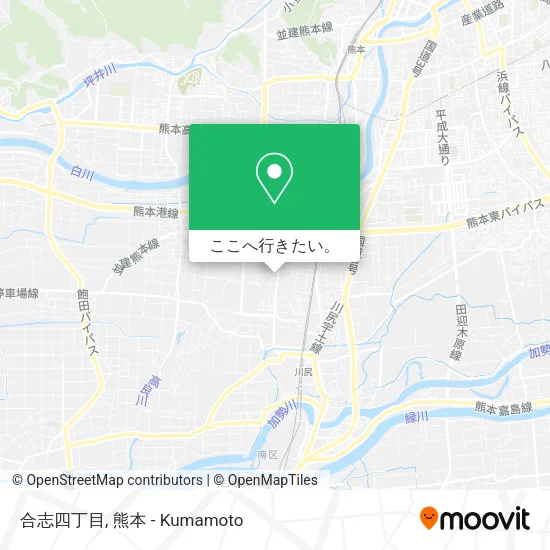 合志四丁目地図