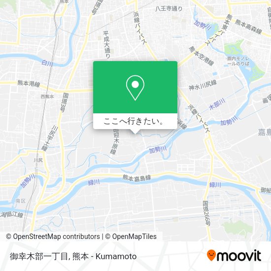 御幸木部一丁目地図