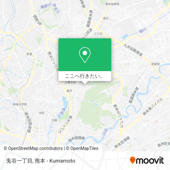 兎谷一丁目地図