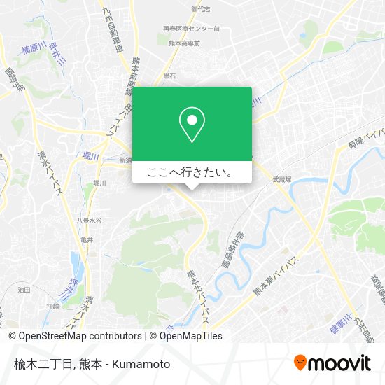 楡木二丁目地図