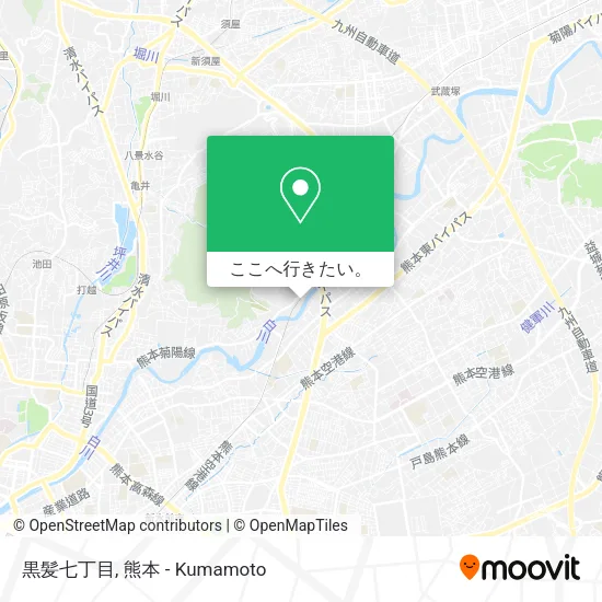 黒髪七丁目地図
