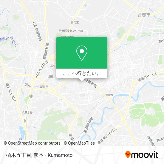 楡木五丁目地図