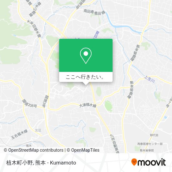 植木町小野地図