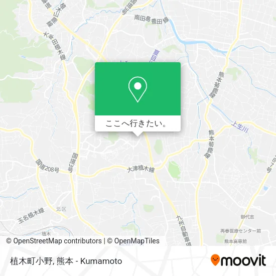 植木町小野地図