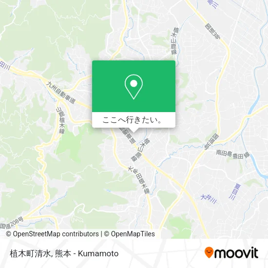 植木町清水地図